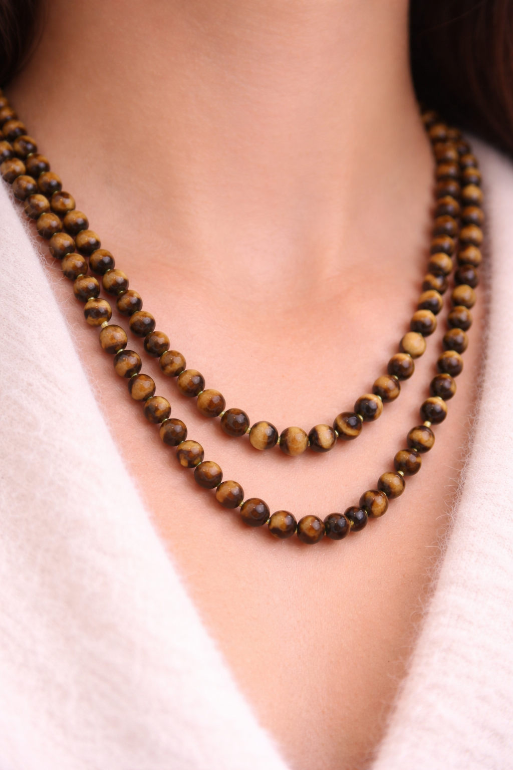 Tiger Eye 108 Beads Mala