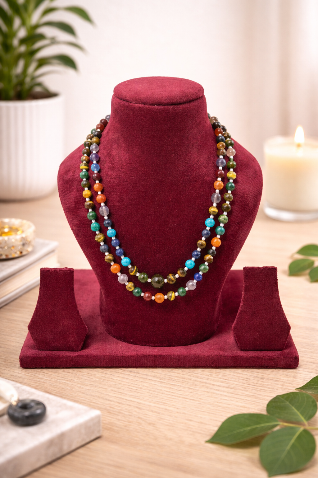 Multi-Stone Mala with Lock