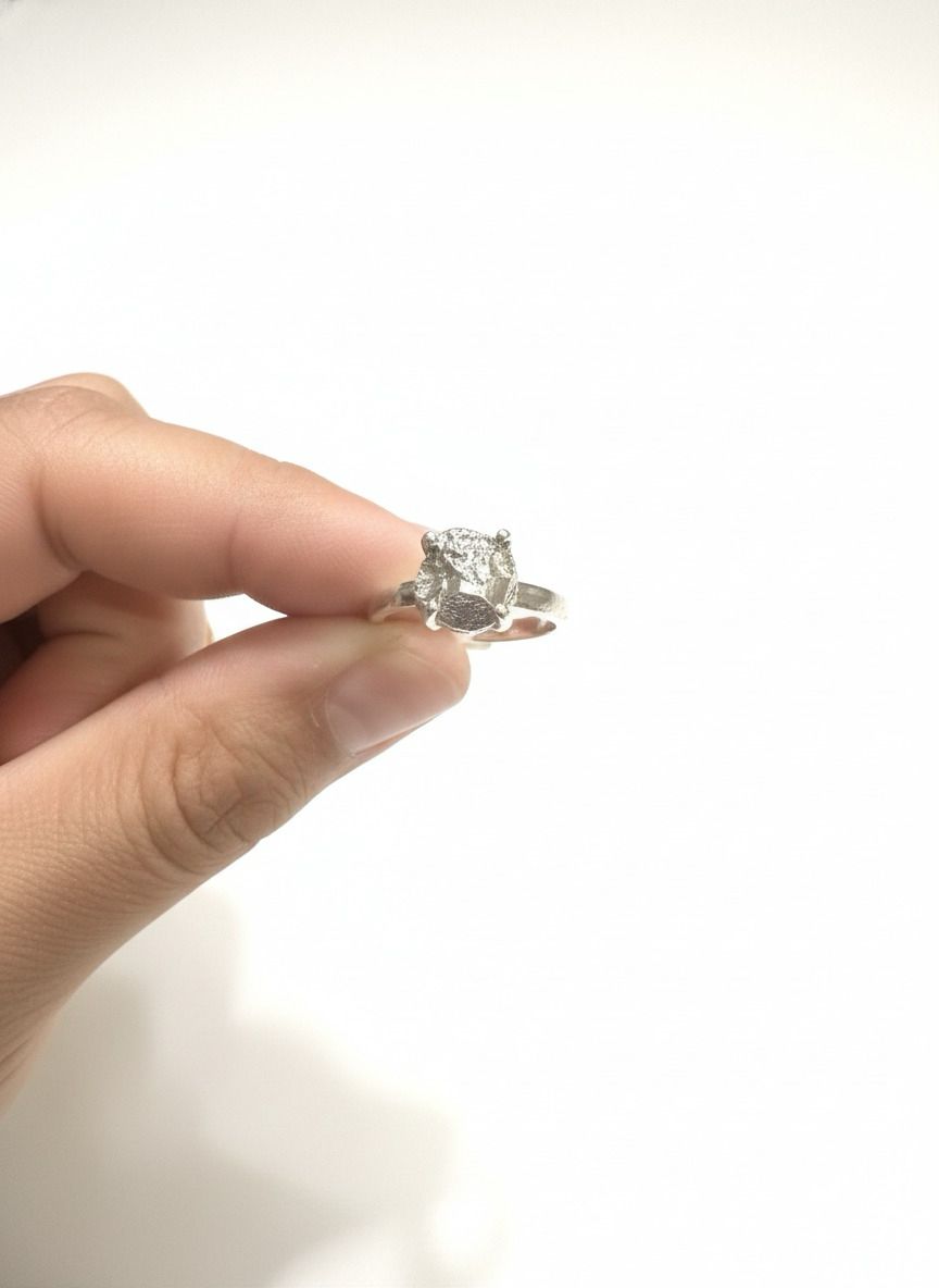 Pyrite Ring (925 Silver)