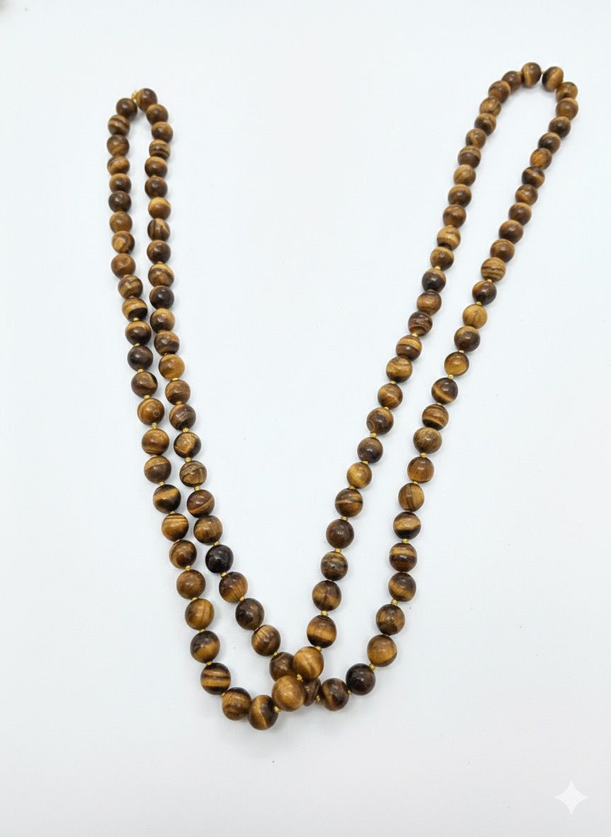 Tiger Eye 108 Beads Mala