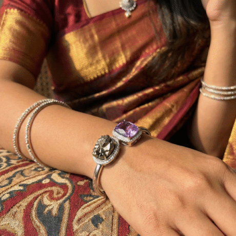 Amethyst Kada Bracelet